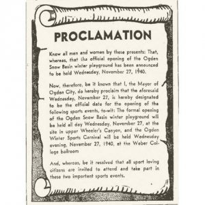 Proclamation of Presents