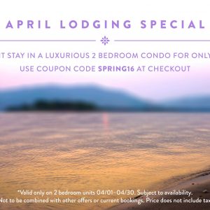 April lodging special