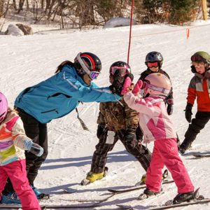 Group ski lessons at Snowbasin and Powder Mountain